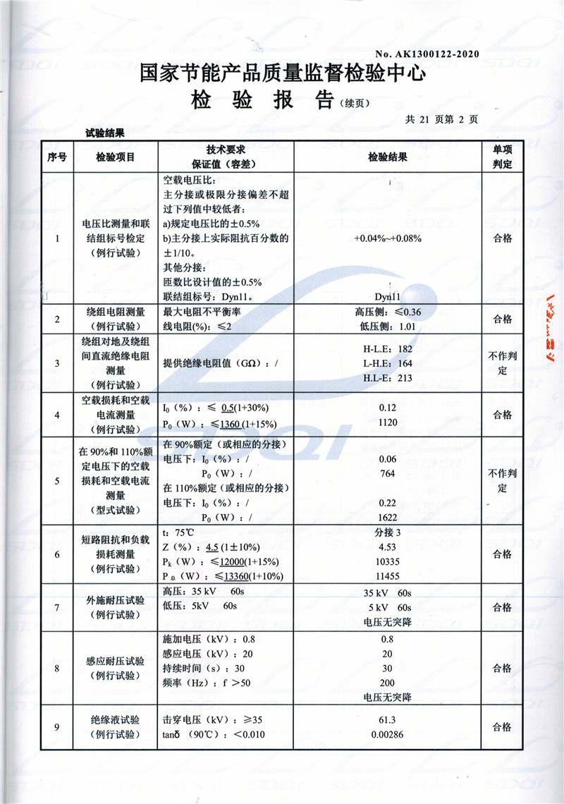 高低压试验报告-S11-1250太仓太仓太仓油浸式变压器-2.jpg
